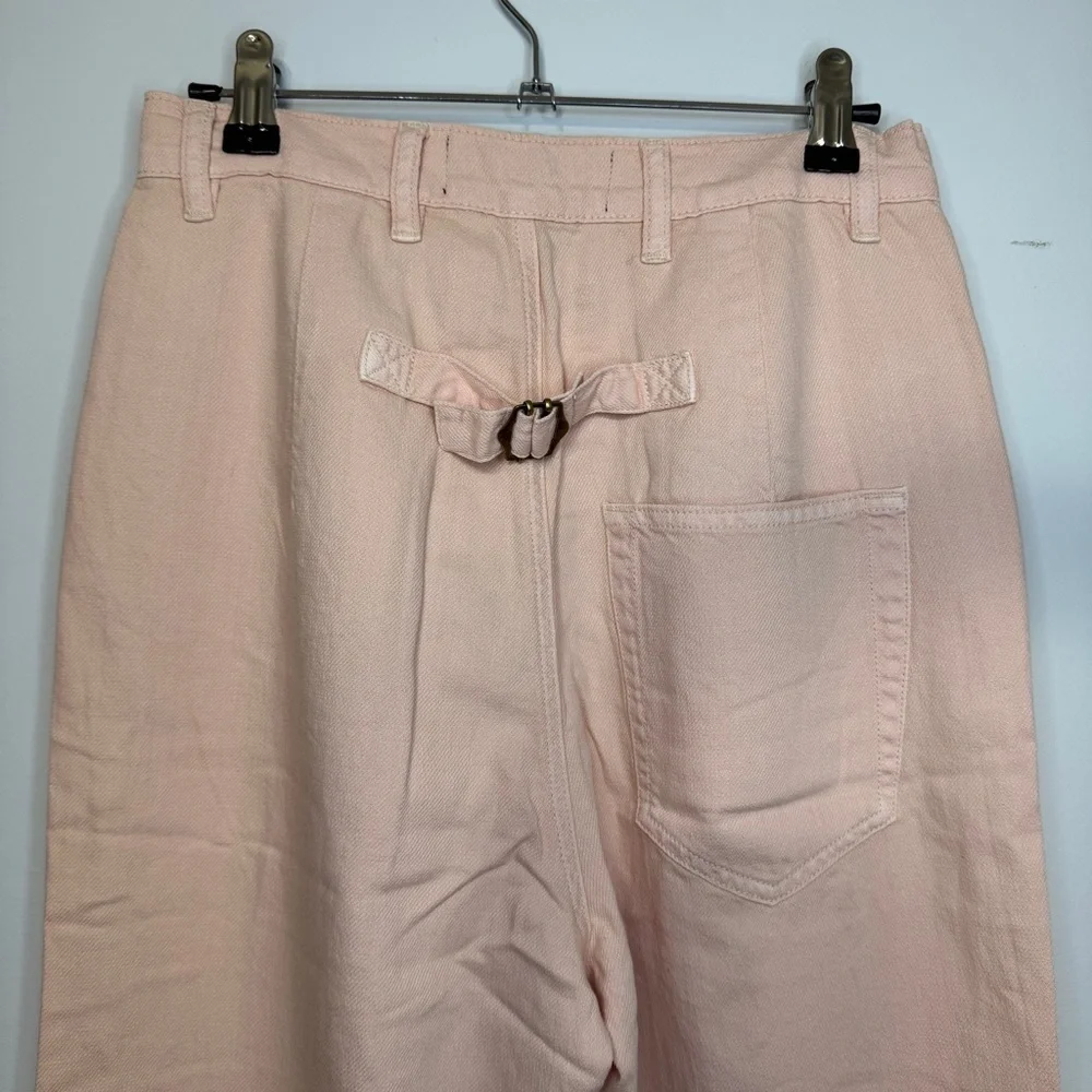 SR vs. Sandrine Rose “The Virgin Label” Pink High Rise Straight Leg Jeans SZ 25